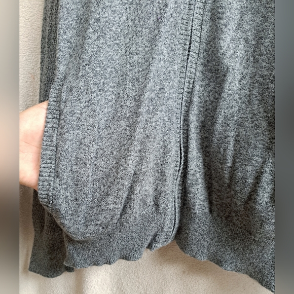 Men's Calvin Klein Full Body Zip-Up Grey Sweater - Picture 4 of 10